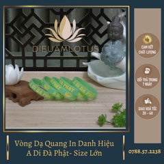 [HCM]Vòng tay cao su Combo 10vòng in danh hiệu A Di Đà Phật người lớn 180 cm