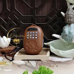 Máy niệm Phật Cánh Sen Trắng 36 bài không gắn được thẻ nhớ dùng pin sạc
