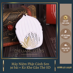 Máy bấm đếm ký số niệm Phật A Di Đà đeo cổ Tặng Kèm Viên Pin AAA -Diệu Âm Lotus