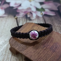 Vòng tay HandMade chỉ đỏ may mắn đính đá hoa nhiều màu