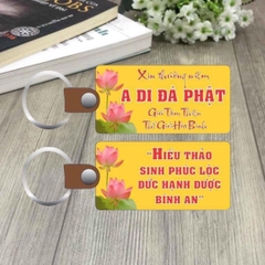 Móc khoá in danh hiệu Phật A Di Đà Combo 50c