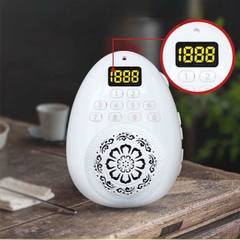 Máy niệm Phật hình giọt nước 36 bài tiếng việt hỗ trợ gắn thẻ Sd ngoài bàn phím chọn bài - Diệu Âm Lotus