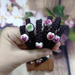 Máy đếm số niệm Phật dạng chuỗi có đồng hồ đèn led nhỏ gọn nhẹ cao cấp - Diệu Âm Lotus