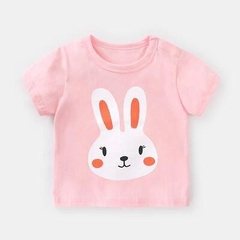 Áo thun cộc tay in hình hoạt hình đáng yêu