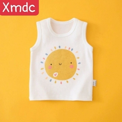 Áo thun ba lỗ hình thú chất cotton bé yêu