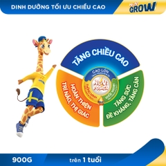 Sữa Bột Nuvi Grow Trên 1 Tuổi Lon 900g - Phát Triển Chiều Cao 8935049017028
