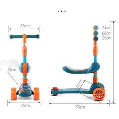 Xe trượt scooter gà 888