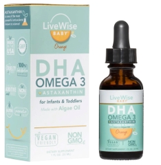 DHA OMEGA-3 LIVEWISE BABY VỊ CAM 30ML (0-2Y) 855658008638