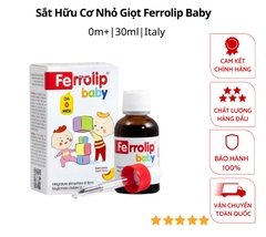 Sắt Hữu Cơ Nhỏ Giọt Ferrolip Baby 30ml 2098033120250682