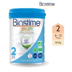 Sữa Biostime Organic SN-2 Bio Plus số 2 800g (6 - 12 tháng)