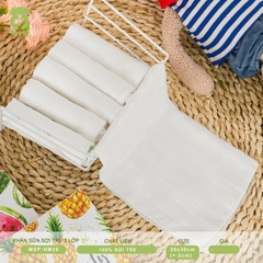 KHĂN SỮA MIPBI SỢI TRE CAO CẤP – 3 LỚP HM28