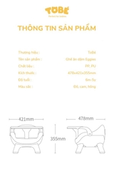 Ghế ăn dặm quả trứng TOBE Eggies MS 3106