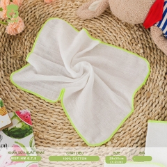 Set 10 khăn sữa 3 lớp 100% cotton cho bé Mipbi 28x35cm