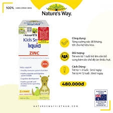 Nature’s Way Kids Smart Liquid ZinC 9314807069100