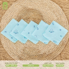 KHĂN SỮA MIPBI IN HÌNH-2 LỚP
