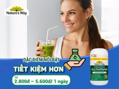 Viên bổ sung Vitamin và khoáng chất Multivitamin Nature’s Way Complete Daily ( Hộp 100 viên)  9314807082659
