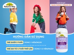 Viên nang mềm  Calcium + Vitamin D3 Burstlets Nature's Way Kids Smart 9314807017750