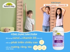 Viên nang mềm  Calcium + Vitamin D3 Burstlets Nature's Way Kids Smart 9314807017750