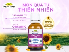 D3 thuần chay ORGANIC cho bé Nature's Way Kids Smart Infant Drops VD3 Organic – Hộp 13ml 9314807071271