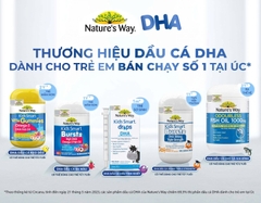 Lọ 50 Viên nang mềm Nature'sWay Kids Smart Bursts DHA 300mg Triple Strength 3154807056742