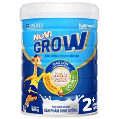 Sữa Bột Nuvi Grow Trên 2 Tuổi Lon 900g - Phát Triển Chiều Cao  8935049017363