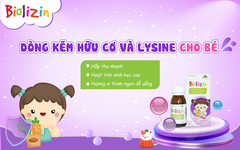 Kẽm hữu cơ chuẩn châu Âu Biolizin 8437020075640