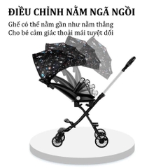 Xe đẩy đảo chiều gấp gọn M8