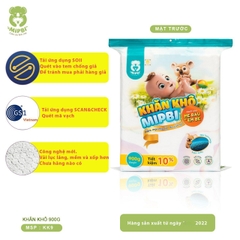 Khăn vải khô đa năng Mipbi loại bản to gói 900g