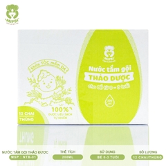 NƯỚC TẮM GỘI THẢO DƯỢC MIPBI CHO BÉ 200ML