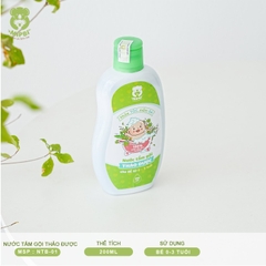 NƯỚC TẮM GỘI THẢO DƯỢC MIPBI CHO BÉ 200ML