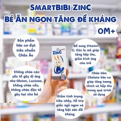 Siro bổ sung Kẽm hữu cơ và Vitamin C Smartbibi ZinC 8018799533236