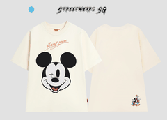 Áo thun Mickey Mouse Cotton Cao Cấp Nam Nữ In Kỹ Thuật Số - Streetwears SG