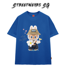 Áo thun LaBuBu Cầm Hoa form rộng cao cấp - Streetwears SG - LBB-02