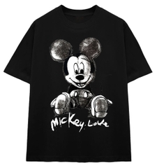 Áo thun Mickey Cotton Cao Cấp Nam Nữ In Kỹ Thuật Số - Streetwears SG