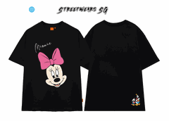 Áo thun Mickey Minnie Cotton Cao Cấp Nam Nữ In Kỹ Thuật Số - Streetwears SG