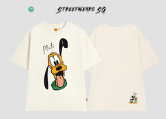 Áo thun Mickey Pluto Cotton Cao Cấp Nam Nữ In Kỹ Thuật Số - Streetwears SG
