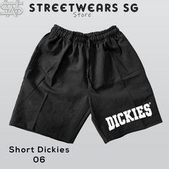 Quần Short Dickies Chữ Ngang Trắng Print - SDK-06