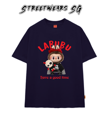 Áo thun LaBuBu Nơ Đỏ form rộng cao cấp - Streetwears SG - LBB-08