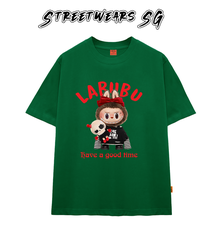 Áo thun LaBuBu Nơ Đỏ form rộng cao cấp - Streetwears SG - LBB-08