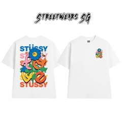 Áo thun Stu Love Colors Cao Cấp Form Rộng - Streetwears SG - STU61