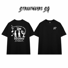 Áo Thun Stussy x Patta Sound Connection Cotton Cao Cấp Form Rộng Unisex Streetwears SG – STU017