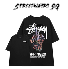 Áo thun Basic Stussy Flower ss20 Tee - Streetwears SG - STU-18