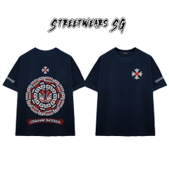 Áo Thun Chrome Geometric Symbol Cotton Cao Cấp Form Rộng Unisex - Streetwears SG - CH75
