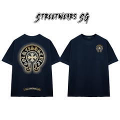 Áo Thun Chrome Goldfish Style Horseshoe Graphics Cotton Cao Cấp Form Rộng Unisex - Streetwears SG - CH61