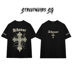 Áo Thun Chrome Heart Athanor Electric Cross Cotton Cao Cấp Form Rộng Unisex - Streetwears SG - CH51
