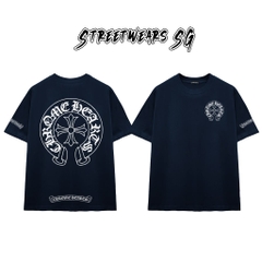 Áo Thun Chrome Heart Original Horseshoe Gothic Arch Cotton Cao Cấp Form Rộng Unisex - Streetwears SG - CH41