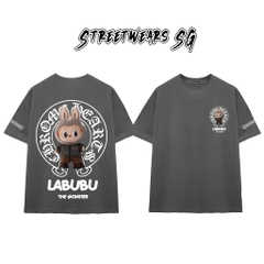 Áo Thun Chrome Heart Icon Labubu Street Style Cotton Cao Cấp Form Rộng Unisex - Streetwears SG - CH48