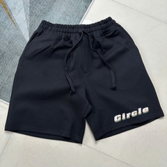 Quần Shorts Nỉ Circle Retro Shadow Logo Form Rộng – Streetwears SG