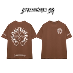 Áo Thun Chrome Heart Original Horseshoe Gothic Arch Cotton Cao Cấp Form Rộng Unisex - Streetwears SG - CH41