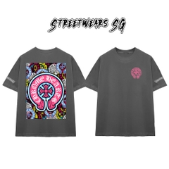 Áo Thun Chrome Heart Graphic Multicolor Style Cotton Cao Cấp Form Rộng Unisex - Streetwears SG - CH44